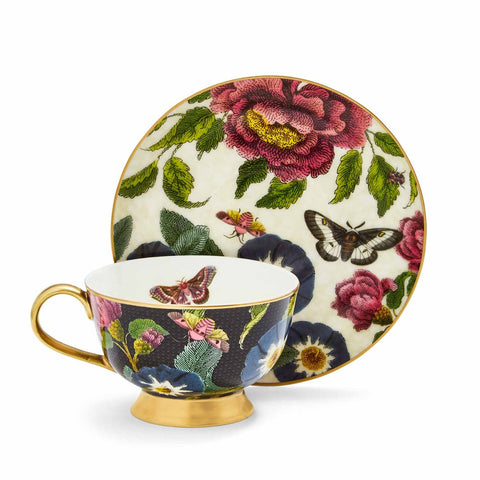 Creatures of Curiosity - Floral Teacup and Saucer - Magic Hour