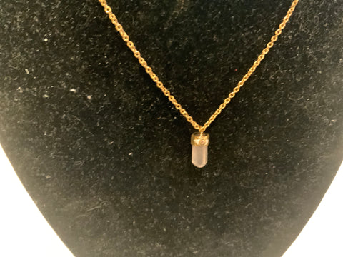 Small Rose quartz necklace