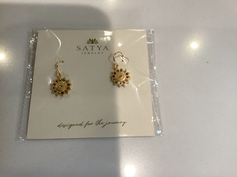 Satya lotus earrings