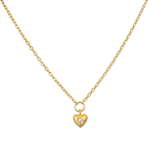 Boundless Love Mini Heart Pendant Necklace--Magic Hour