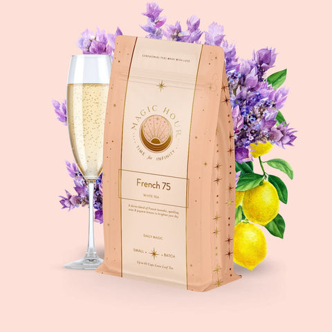 French 75 - Lemon Lavender Champagne White Tea-Luxe Pouch (Up to 60 Cups!)-Magic Hour