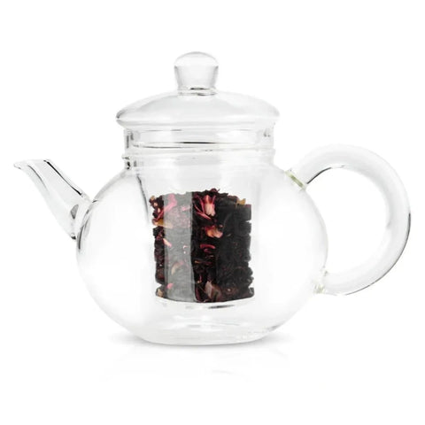 Hand Blown 32oz Glass Teapot with Infuser--Magic Hour