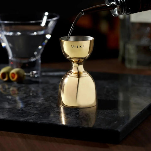 Hourglass Mixology Jigger-Gold-Magic Hour