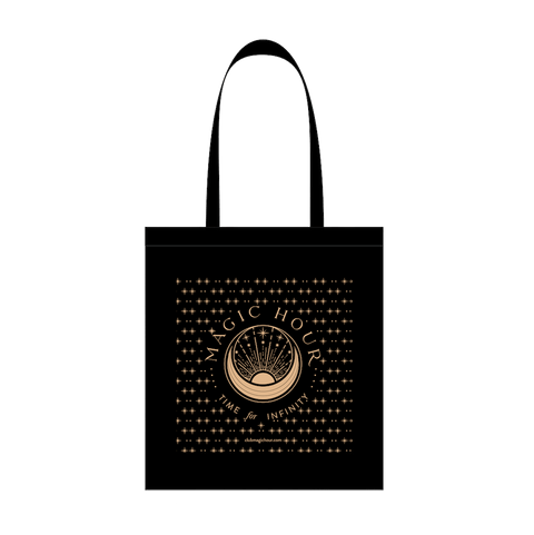 Magic Hour Tote Bag-Magic Hour Logo with Stars-Magic Hour