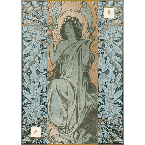 Mucha Oracle Cards--Magic Hour