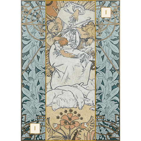 Mucha Oracle Cards--Magic Hour