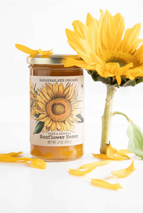 Savannah Bee Co. Honey - Sunflower-Medium: 12oz-Magic Hour