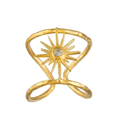 Sunburst Open Ring--Magic Hour