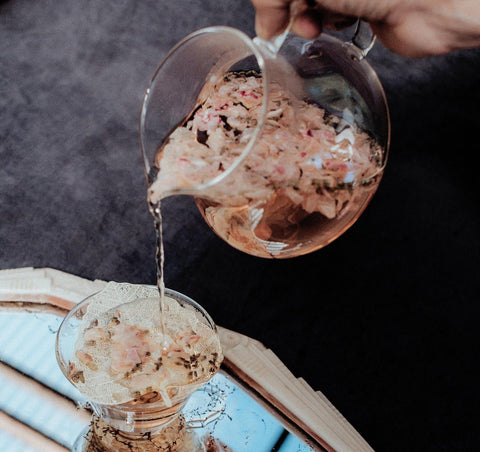 Turning of a Leaf - Golden Tea Strainer--Magic Hour